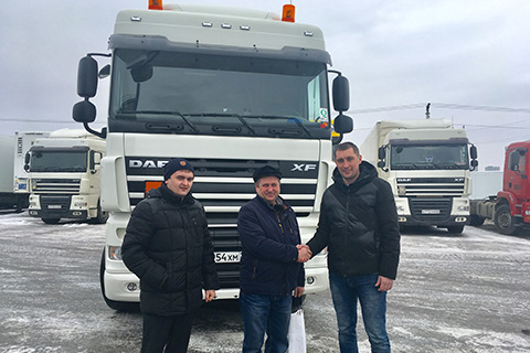 Новый DAF в "добрые руки" от компании Грузовой центр МЕДВЕДЬ