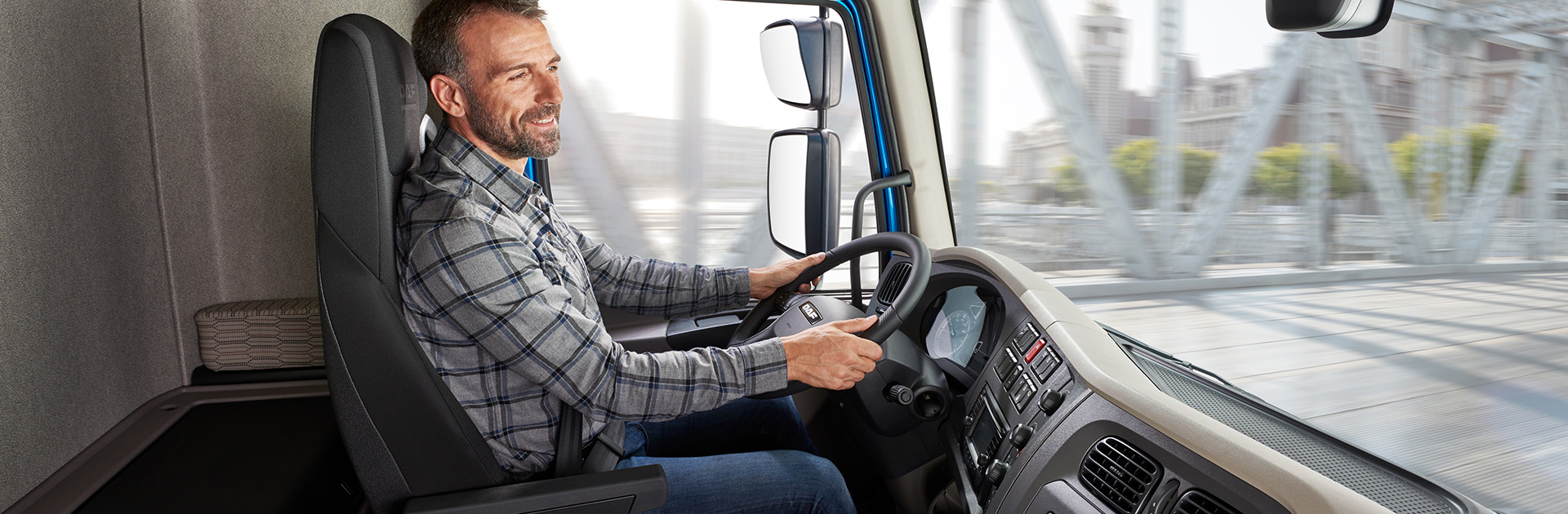 LF interior with driver